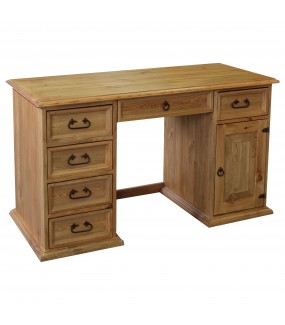 Stylowe biurko z litego drewna