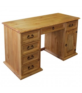 Stylowe biurko z litego drewna
